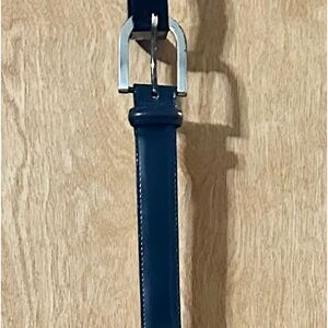 Women’s Navy Blue Brighton Belt, Size M, 1” Wide
